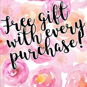 Free gift with every purchase!!! 🌸🌸🌸